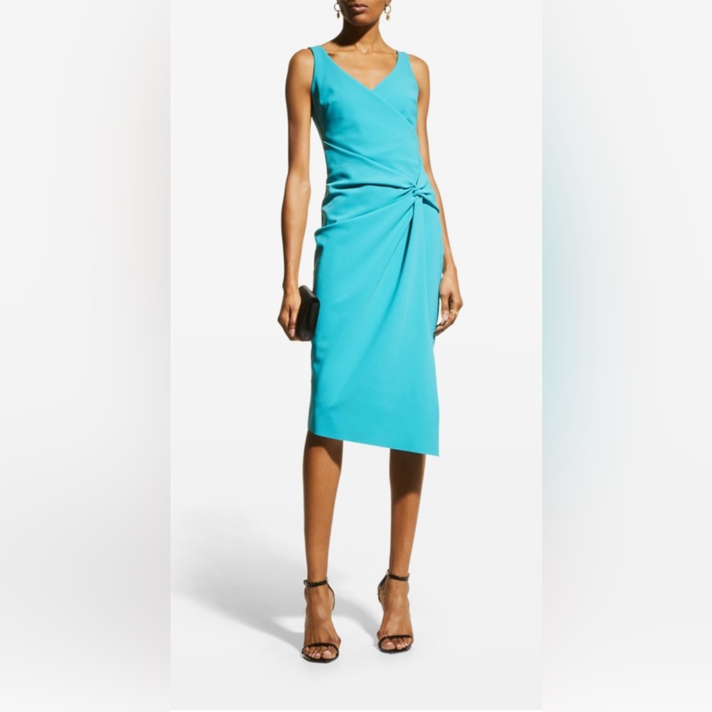 Chiara Boni Turquoise Midi Dress